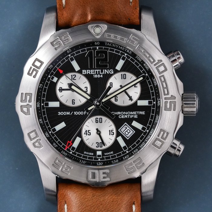 Breitling - “NO RESERVE PRICE” Colt Double Chronograph II - 没有保留价 - A73387 - 男士 - 2011至现在
