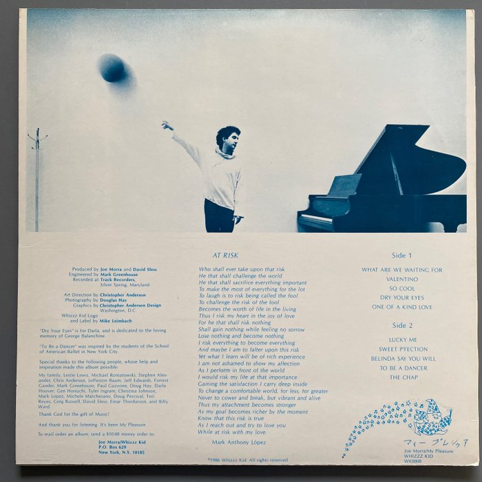 Joe Morra – My Pleasure (Signed!) – LP – 1ste persing – 1986