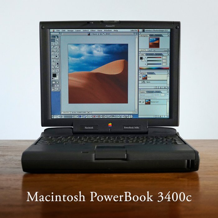Apple 200MHz Macintosh PowerBook 3400c – world's fastest laptop (in 1997) - Macintosh