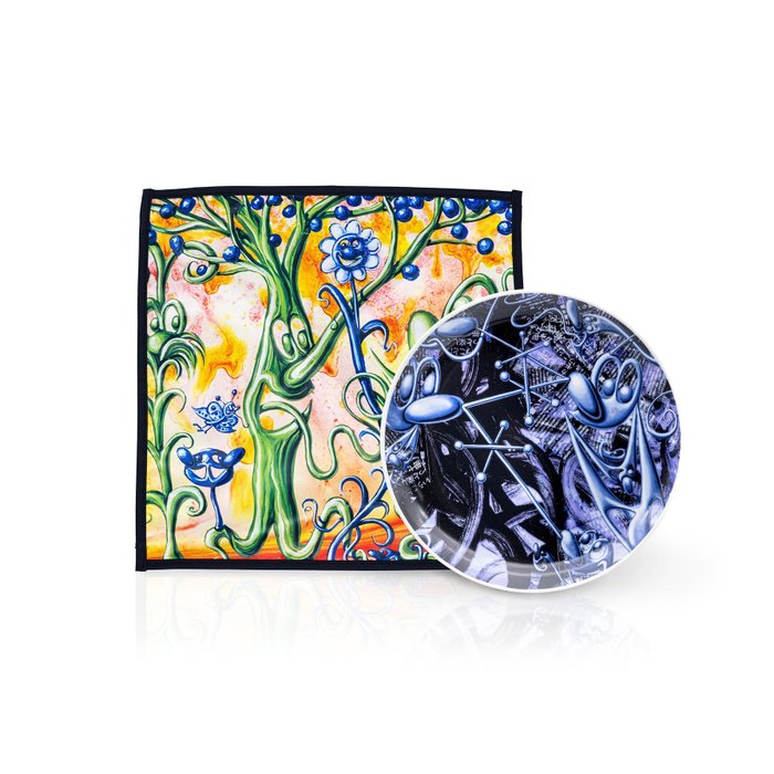 Kenny Scharf - Tallerken - Porcelæn