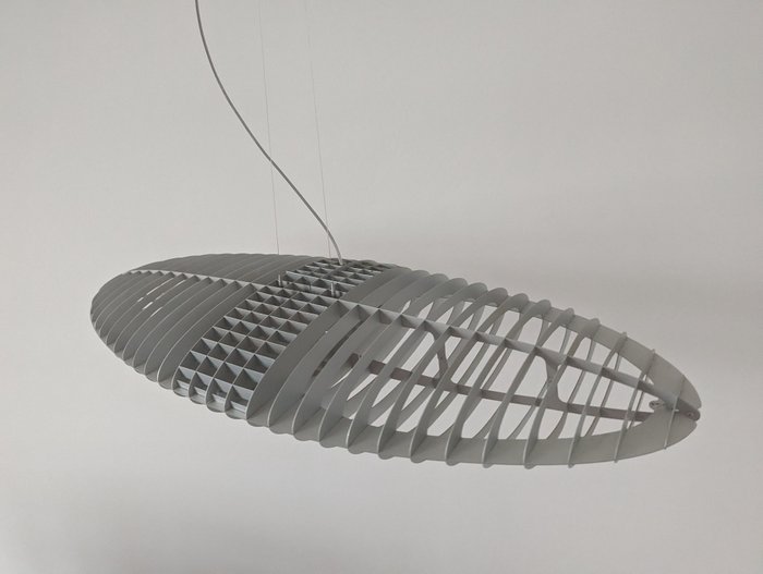 Luceplan Alberto Meda, Paolo Rizzatto - 吊灯 (1) - 二氧化钛 - 钢, 铝