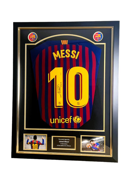 FC Barcelona - Europeiska fotbollsligan - Lionel Messi - Fotbollströja