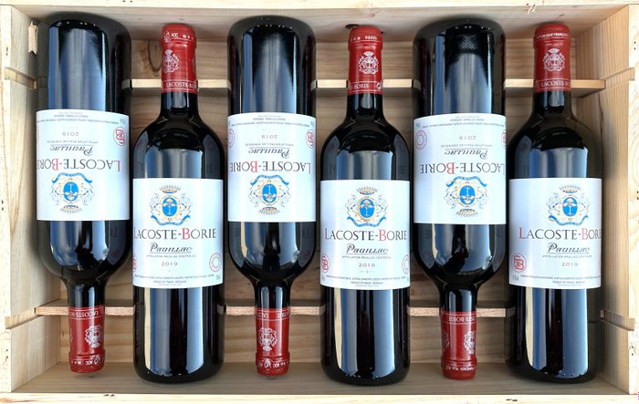 2019 Lacoste Borie - Second Vin du Chateau Grand-Puy-Lacoste - Pauillac - 6 Bouteilles (0,75 L)