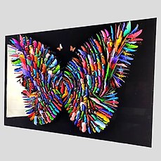 AmsterdamArts – Louis vuitton 3D butterfly mix wall art