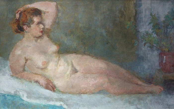 B. Laszlo Toth (1906-1982) - Lying nude
