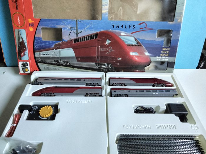 Mehano H0 - T671 - Conjunto de comboios (1) - Conjunto completo "Thalys" - Thalys International