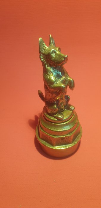 Pieza de coche (1) - anders - Ornament Ceasar Scottie dog - 1900-1910