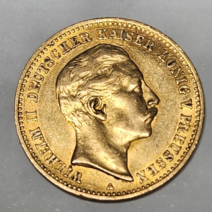 Germania, Prussia. Wilhelm II. 10 Mark 1901
