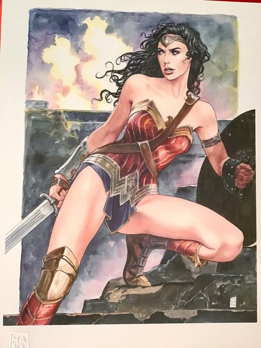 Manara, Milo - 1 Print - Wonder Woman - “Gal Gadot"