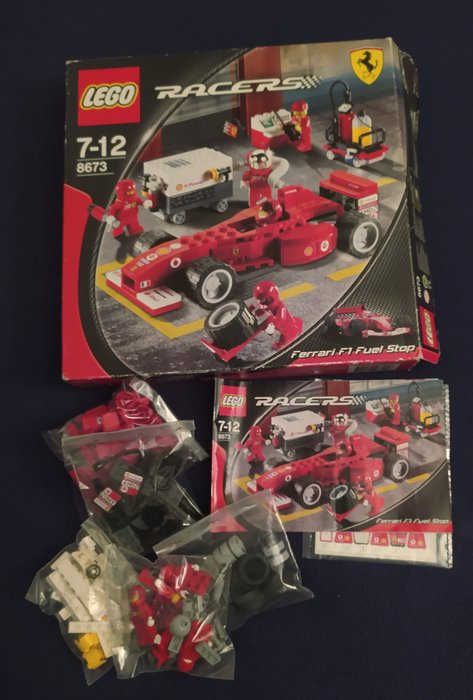LEGO - Racers - 8673 - Ferrari F1 Fuel Stop - 2000-2010