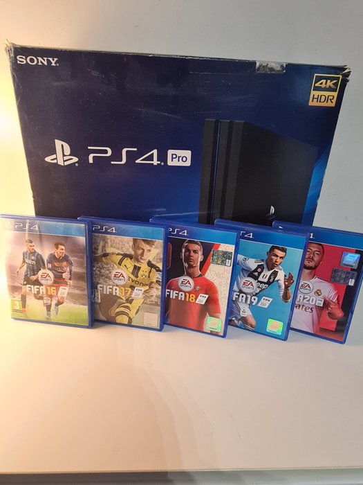 Sony - Ps4 pro+ 6 games - ps4 pro - 電動遊戲 (6) - 帶原裝盒