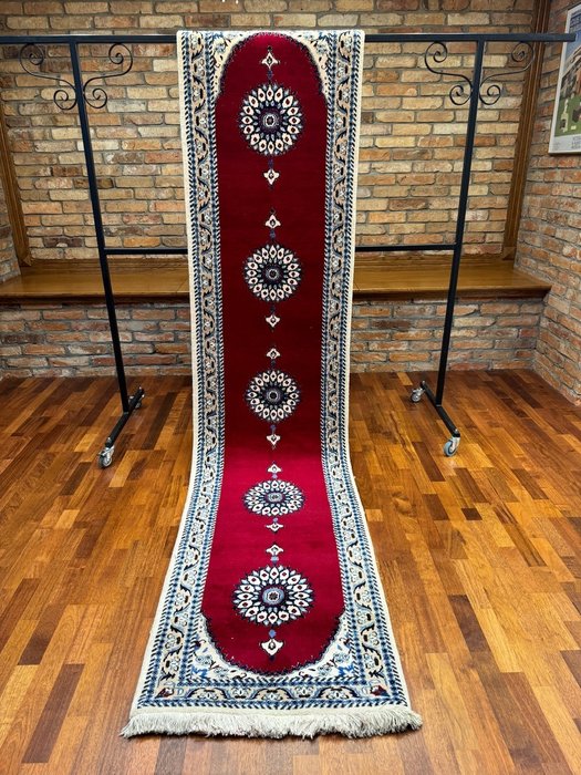 XXL 独特的 Nain 丝绸 - 地毯 - 355 cm - 80 cm