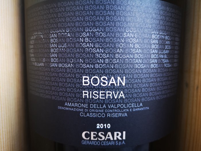 2010 Cesari Bosan - Amarone della Valpolicella Riserva - 1 Double magnum(波爾多)/ Jeroboam(勃艮第) 四個標準瓶 (3L)