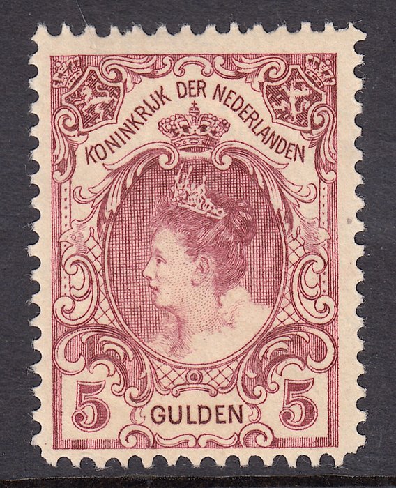 荷蘭 1906 - 威廉敏娜王后 - NVPH 79
