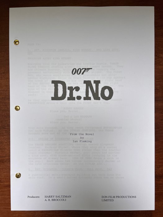 James Bond - Dr.No (1962) - Sean Connery, Ursula Andress, Joseph Wiseman, Jack Lord - United Artists