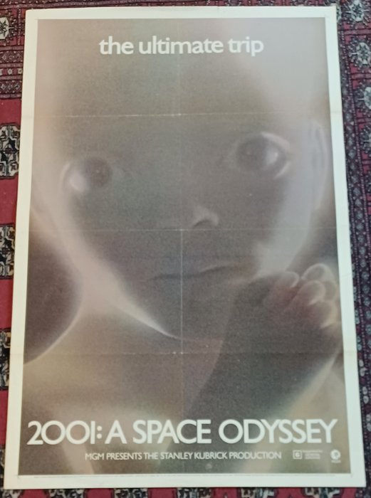 2001, a Space Odyssey - Stanley Kubrick - Original US One Sheet Poster R/1971
