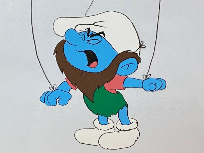 The Smurfs, 1981 - 1 Cel de animación original