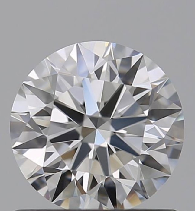 1 pcs Diamante - 0.72 ct - Brillante - G - IF (Internamente Perfetto), Ex Ex Ex