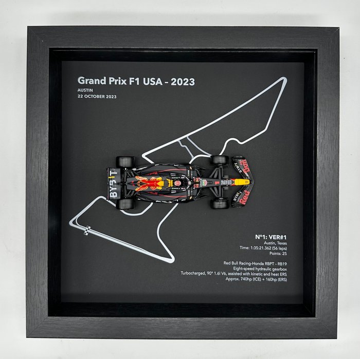 Artwork - Honda - Max Verstappen - GP F1 USA  2023 - RB19 #1