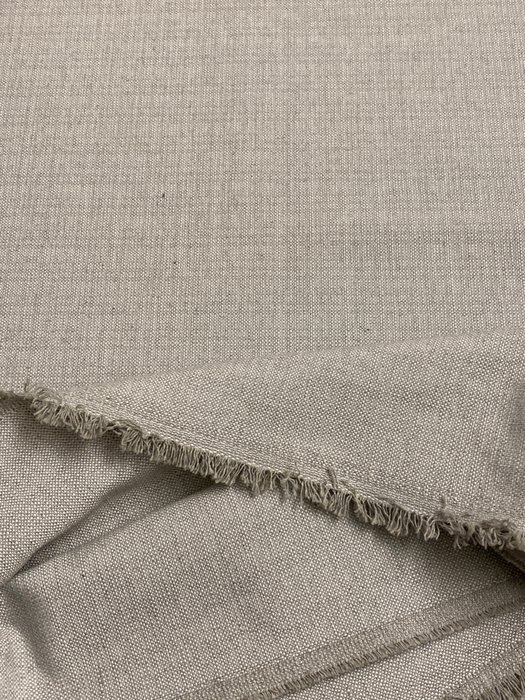 san leucio - - pearl gray San Leucio linen hemp fabric - Textile  - 280 cm - 270 cm