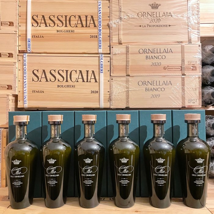 Ornellaia, Olio Extravergine di Oliva 2023 - Extra virgin olive oil - 6 - 500ml