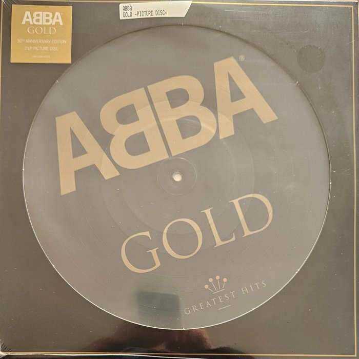 ABBA - Gold picture disc 2 lps seald - LP - Disco imagen - 2022