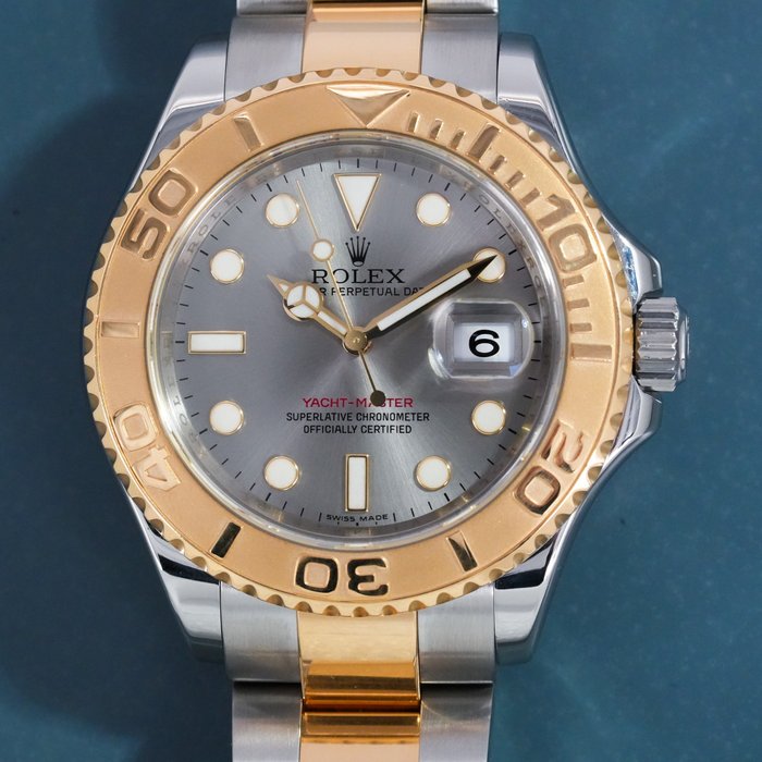 Rolex - Yacht-Master 40 Two Tone Grey Dial - 16623 - 男士 - 2011至今