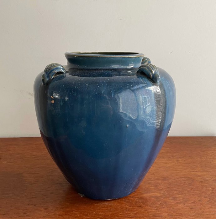 Vas - Keramik, Lergods - Kina  (Utan reservationspris)