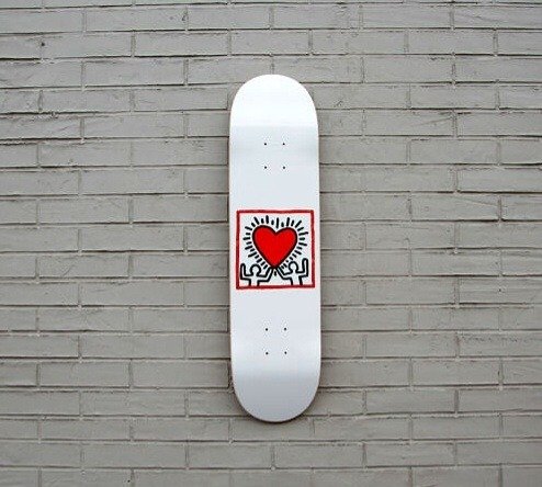 keith haring after - ♥ LOVE  / - HEART   SKATEDECK     -> MOTHER'SDAY   ART/GIFT  #FORYOURMOTHER