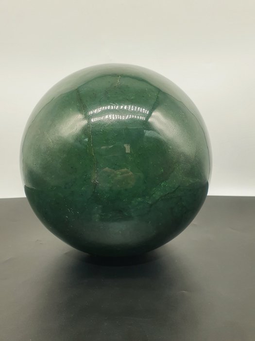 Jade Nephrite XL ball - Ø22cm - AAA+++ kvalitet - samleobjekt - naturstein - edelsten - 15,8 kg - Høyde: 220 mm - Bredde: 220 mm- 15.8 kg - (1)