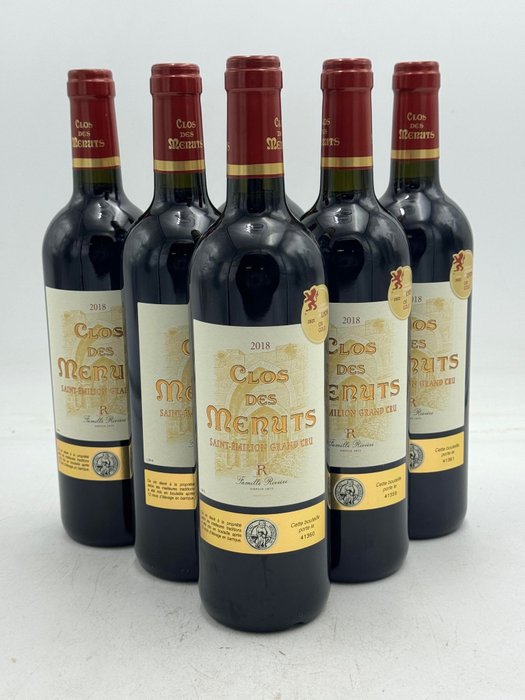 2018 Clos des Menuts - Saint-Émilion Grand Cru - 6 Bottles (0.75L)