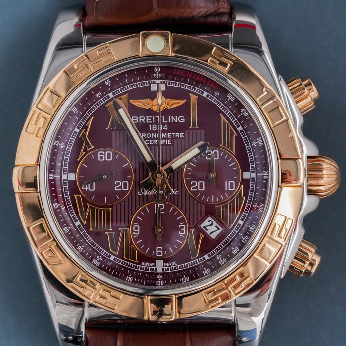 Breitling - “NO RESERVE PRICE” Chronomat 44 Chronograph Brown Dial - Ohne Mindestpreis - CB0110 - Herren - 2011-heute