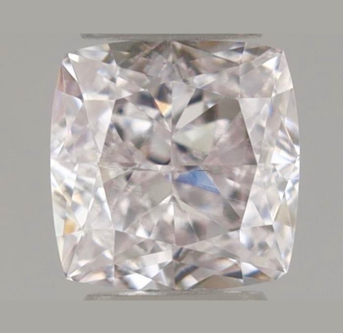 1 pcs Diamant - 0.29 ct - Coussin - Rose pâle - I1