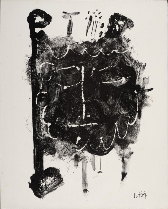 Pablo Picasso (1881-1973) - Masque de Cendre #1 - Élégie d'Ihpétonga