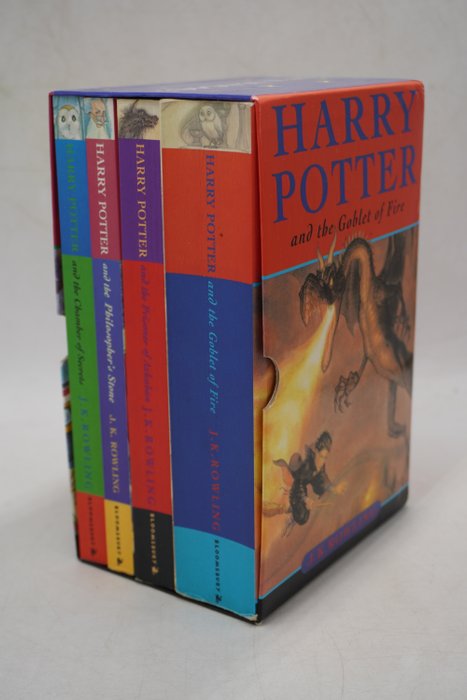 J. K. Rowling - 4 Harry Potter first editions - 1997-2000