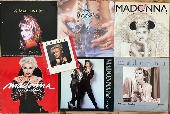 Madonna - Madonna,  7 Great Records - Diverse titels - Vinylplaat - Stereo - 1983