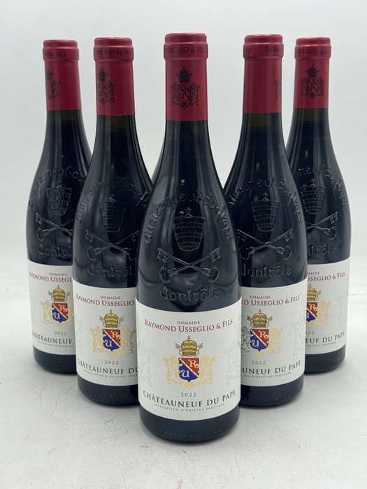 2022 Usseglio Raymond & Fils - Châteauneuf-du-Pape - 6 Flaskor (0,75L)