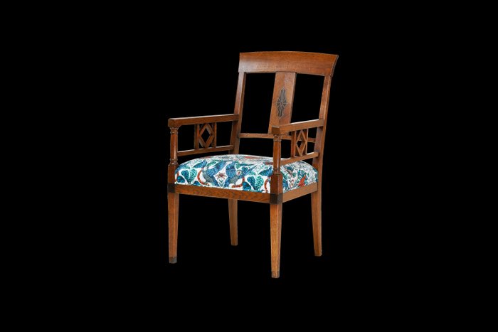 椅子 - 扶手椅 - 橡木
