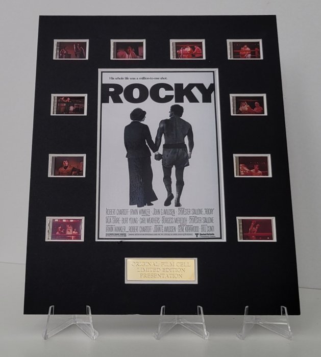 Rocky - Framed Film Cell Display with COA