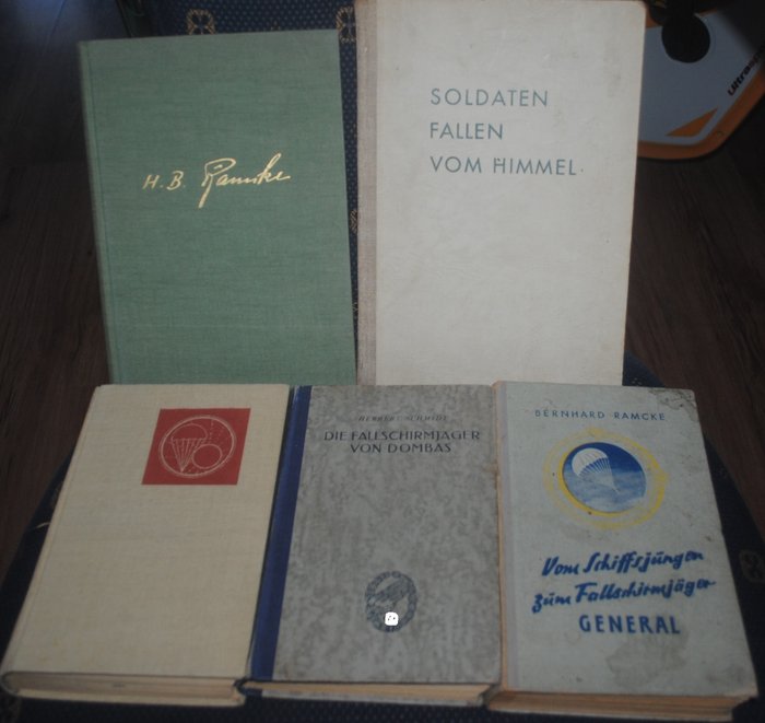 verschiedene - Deutsche Fallschirmjäger- Bücherkonvolut - 1940-1951
