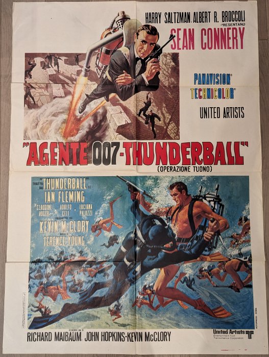 James Bond 007: Thunderball - Sean Connery - Cartaz