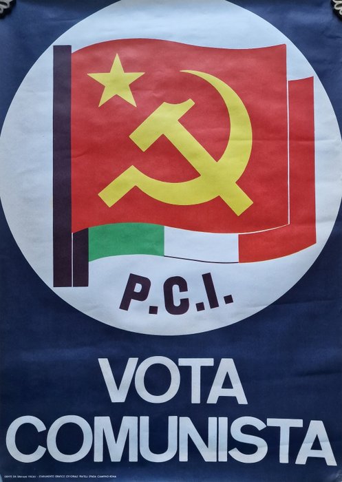 Fratelli Spada - P.C.I. Vota Comunista - Década de 1970