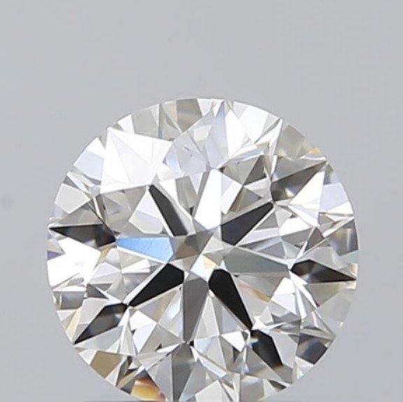 1 pcs Diamant - 0.50 ct - Brillant - H - VS2, *No Reserve Price*