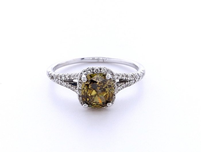Ring Weißgold Diamant - Diamant 