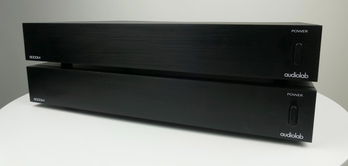 2x Audiolab - 8000M - Solid state mono block power amplifier