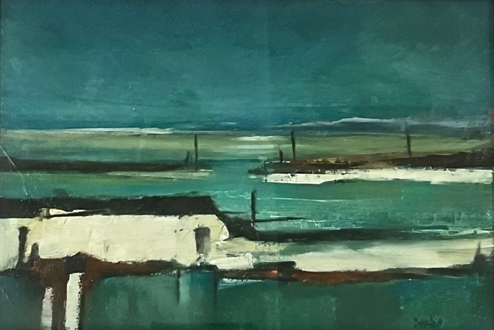Nevio Bedeschi (1935) - Paesaggio costiero - NO RESERVE