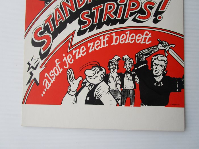 Suske en Wiske – Kartonnen publiciteit – Standaard strips – 1 pancarte