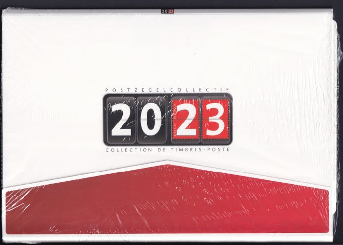 Belgien 2023 - Komplette Briefmarkensammlung 2023, herausgegeben von Bpost, in ungeöffnetem Zustand