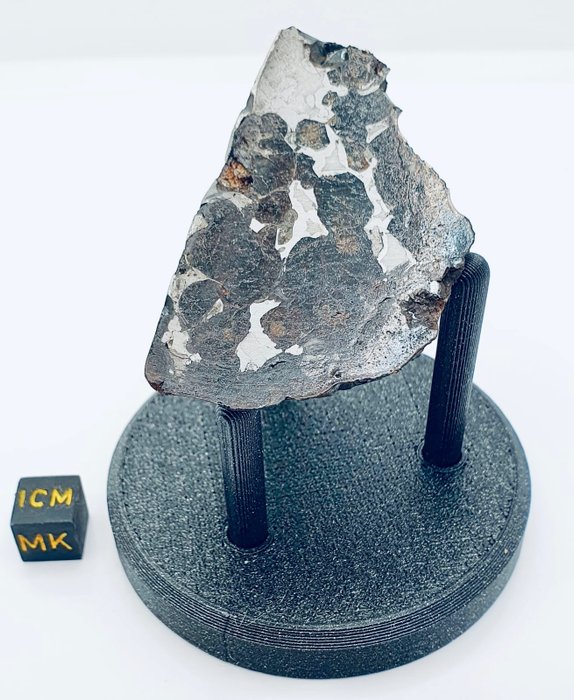 Sericho-meteorit Pallasitisk - Höjd: 58 mm - Bredd: 38 mm - 63 g - (1)