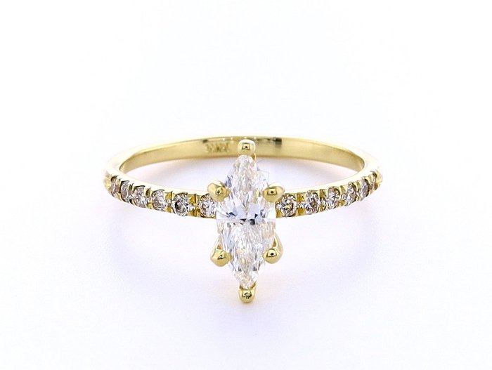 Ring Yellow gold Diamond - Diamond